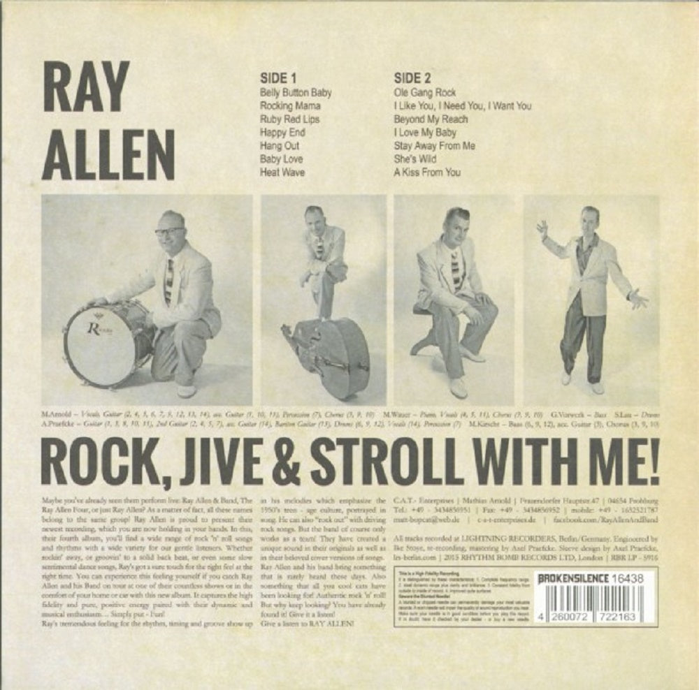 LP - Ray Allen - Rock, Jive & Stroll With Me