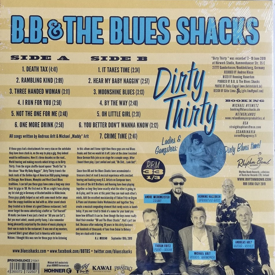 LP - B.B. & the Blues Shacks - Dirty Thirty