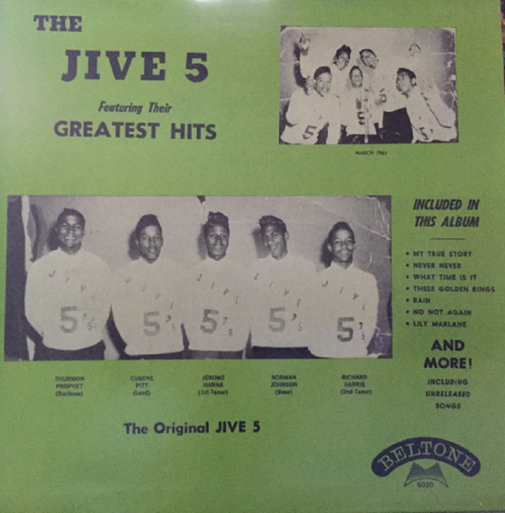 LP - Jive 5 - Greatest Hits