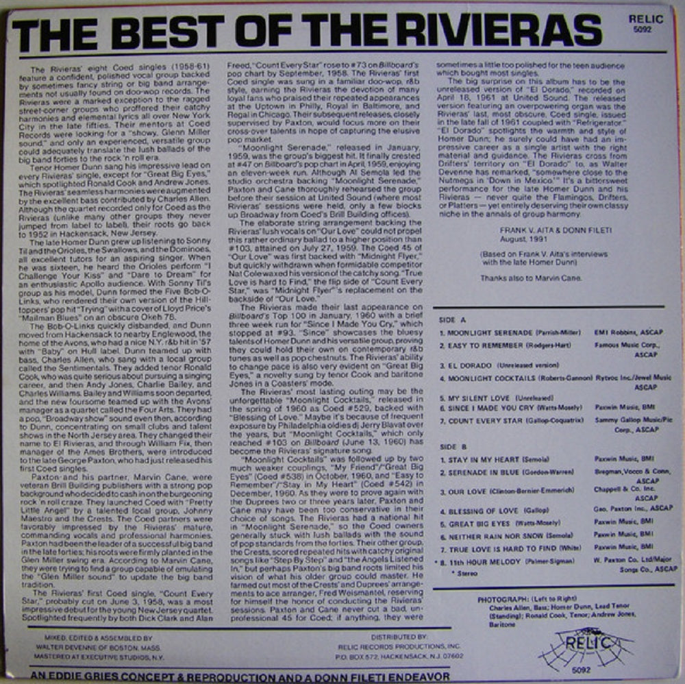 LP - Rivieras - Best Of