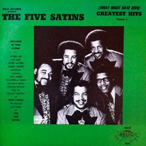 LP - Five Satins - Greatest Hits Vol. 3