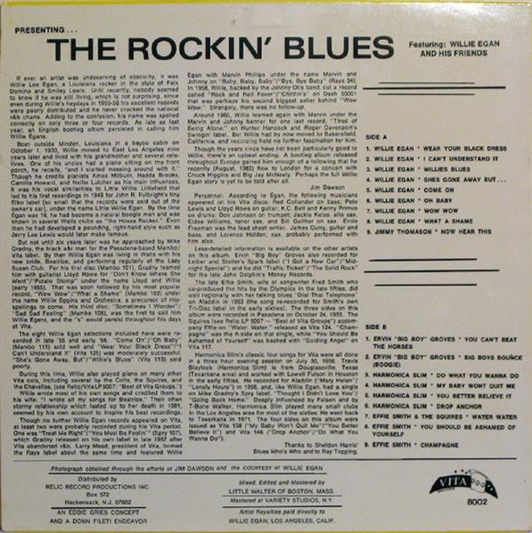 LP - Willie Egan - Rockin Blues