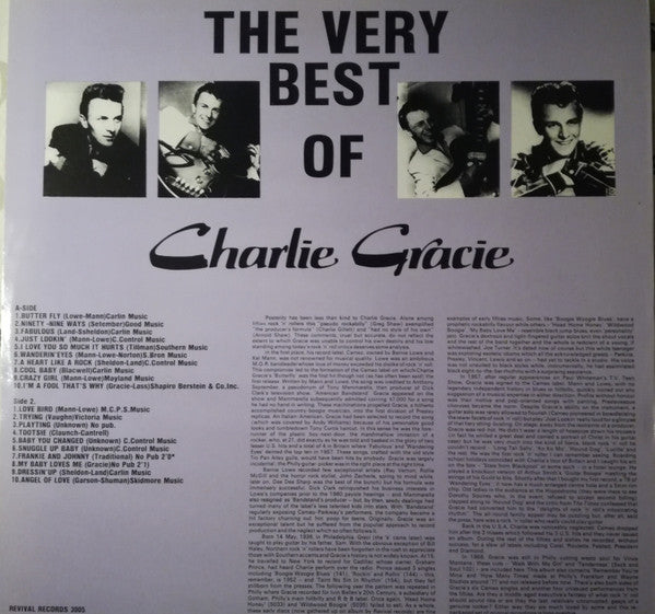 LP - Charlie Gracie - The Very Best Of