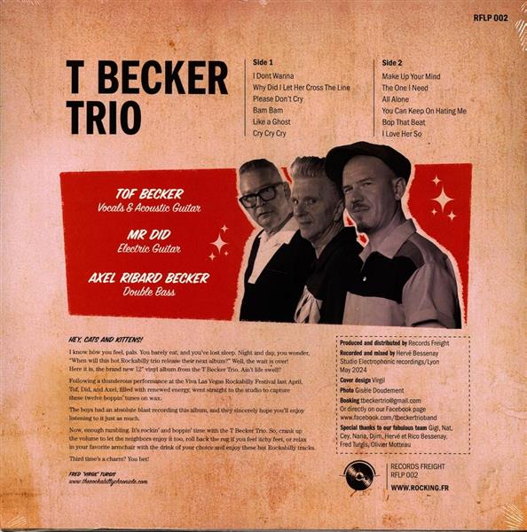 LP - T Becker Trio - Third Time's A Charm