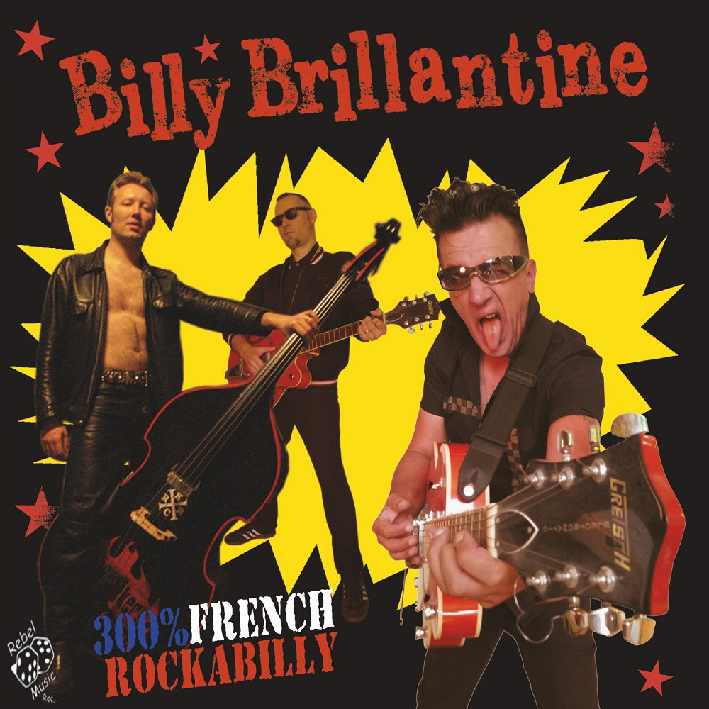 LP - Billy Brillantine - 300% French Rockabilly