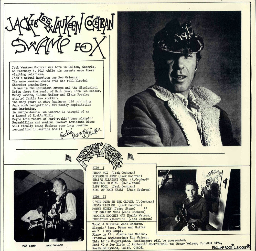 LP - Jack Lee Waukeen Cochran - Swamp Fox