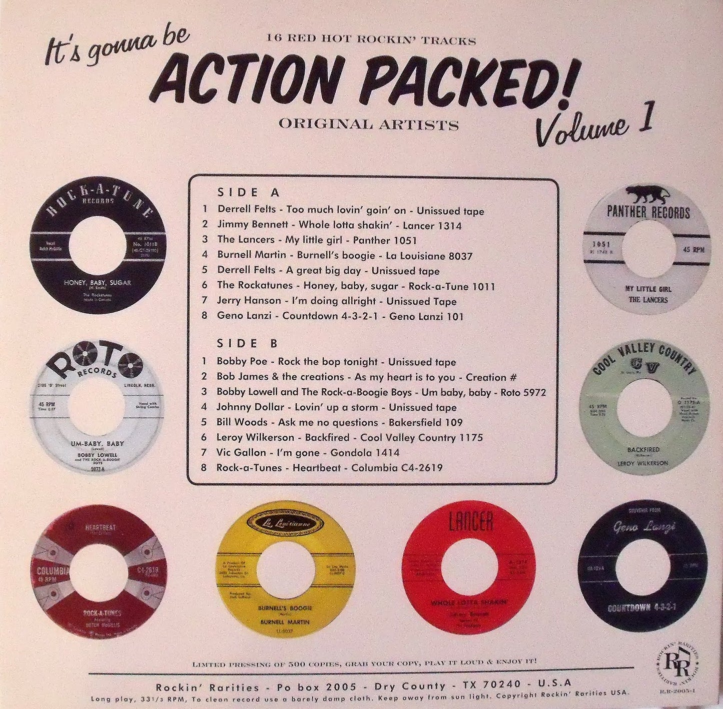 LP - VA - Action Packed Vol. 1