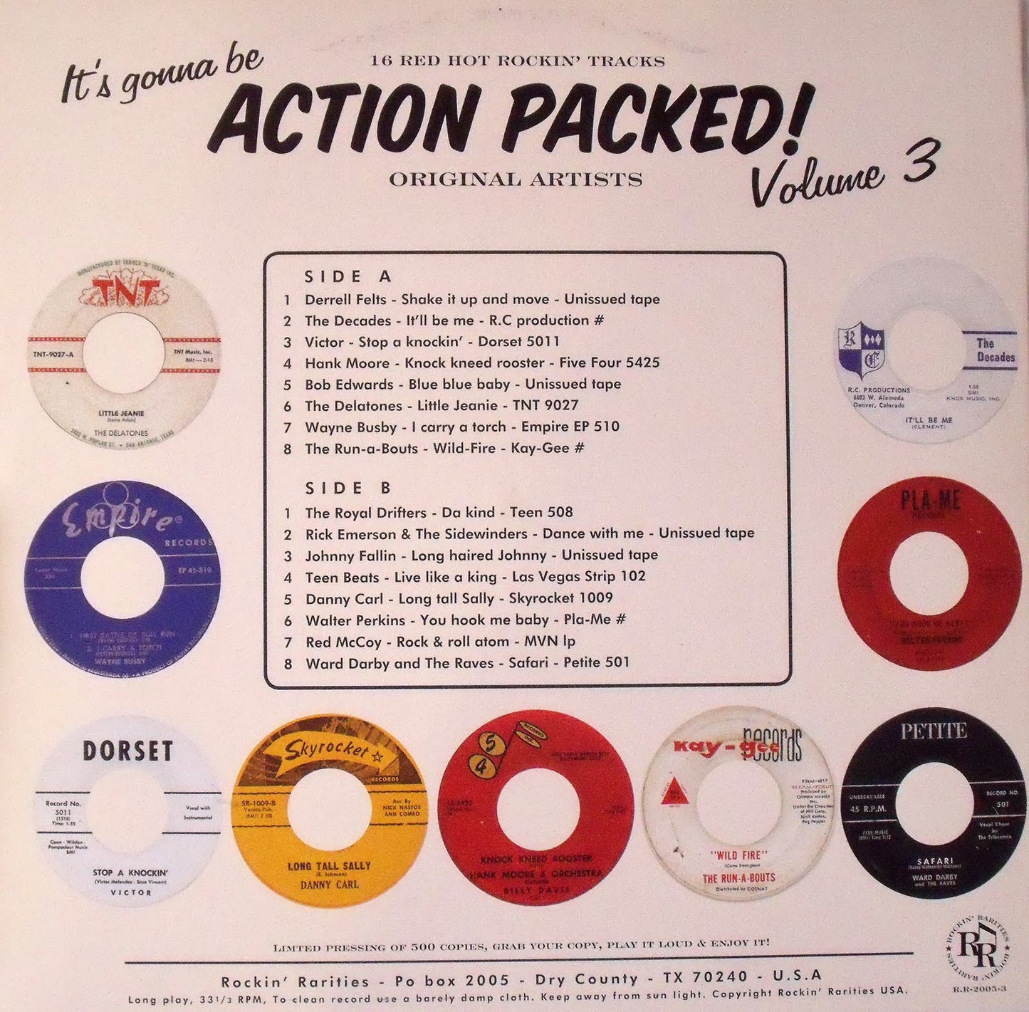 LP - VA - Action Packed Vol. 3