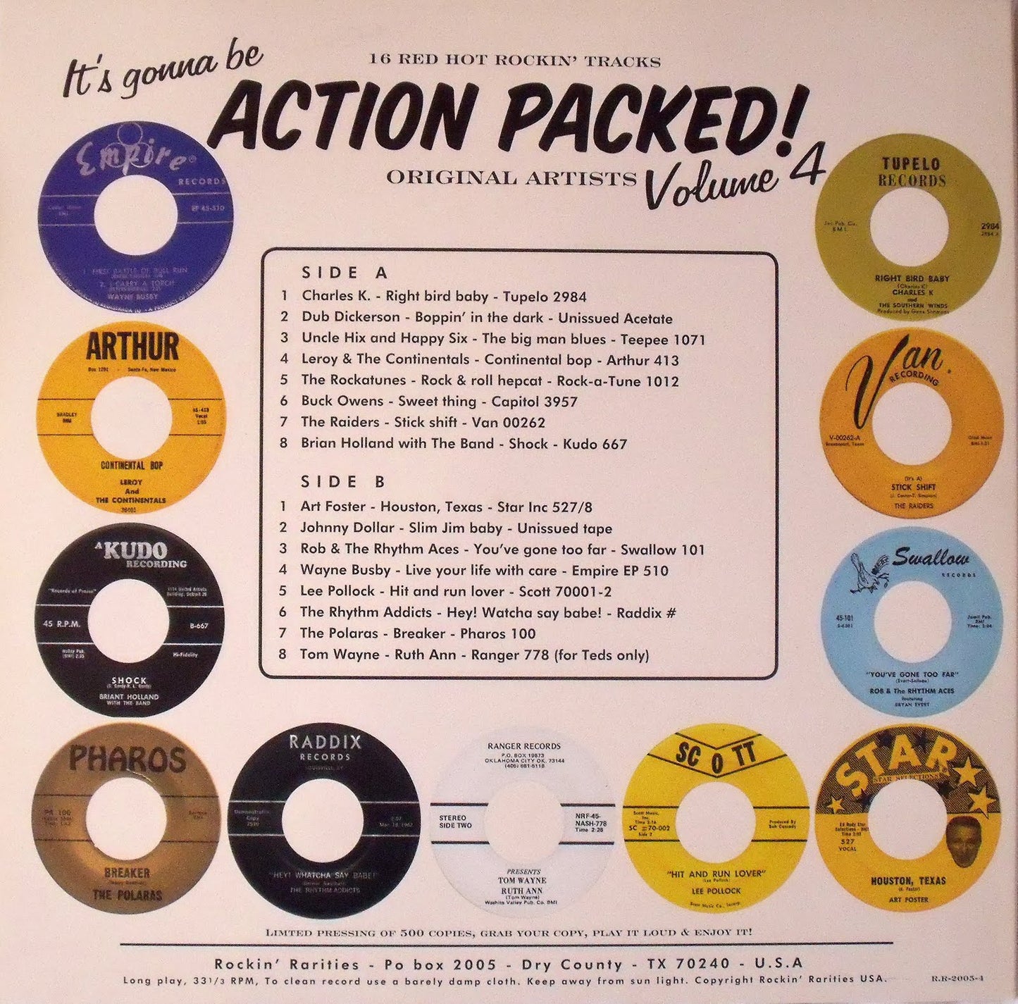 LP - VA - Action Packed Vol. 4