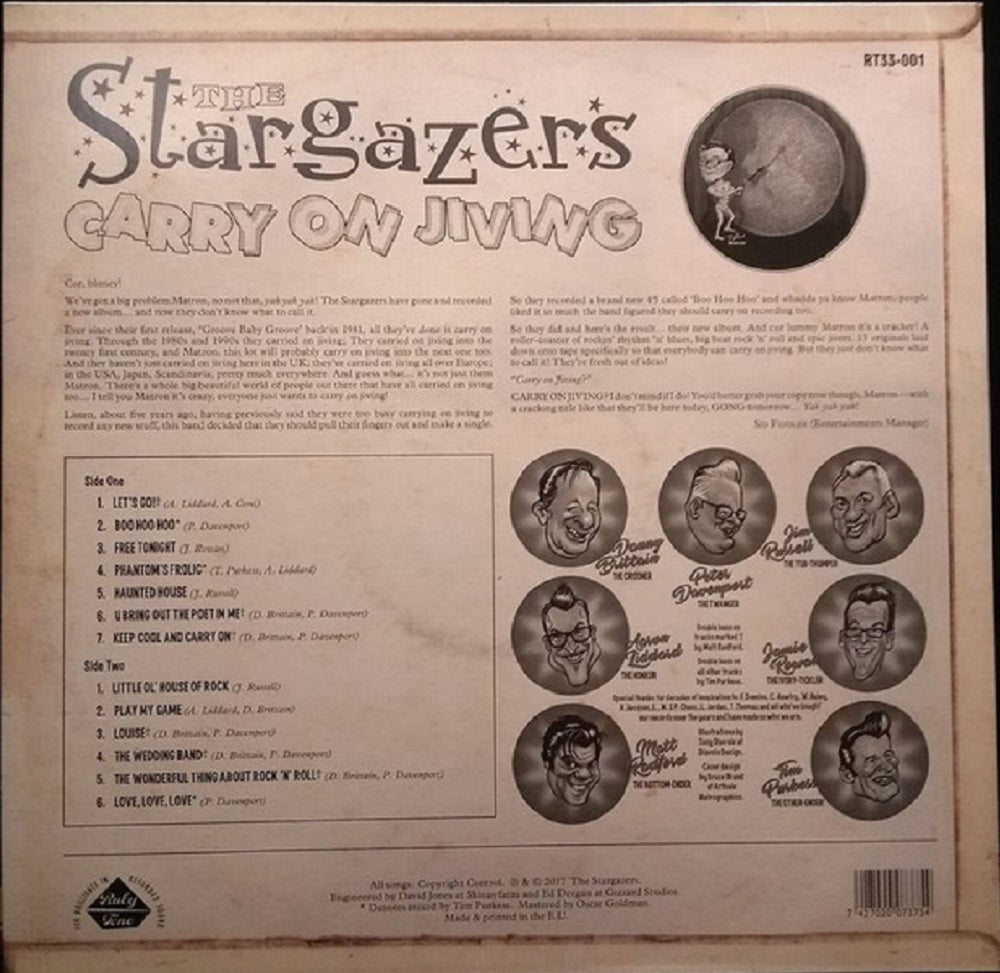 LP - Stargazers - Carry On Jiving