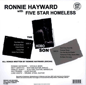 LP - Ronnie Hayward - The Hobo Son With 5 Star Hombres