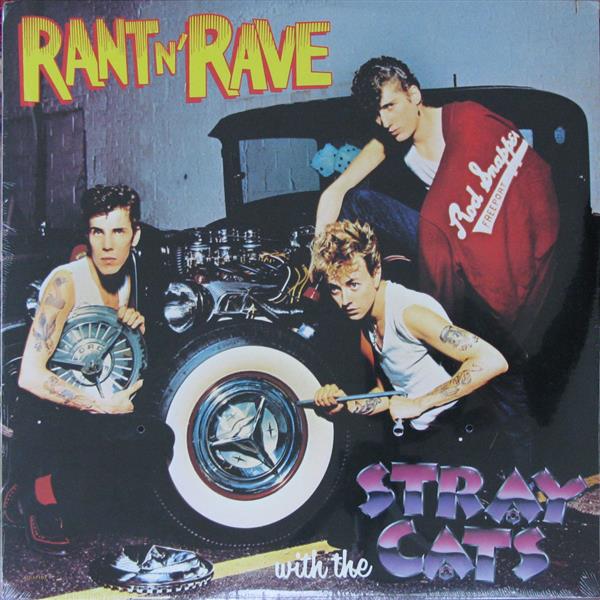 LP - Stray Cats - Rant N' Rave - Cut Out -