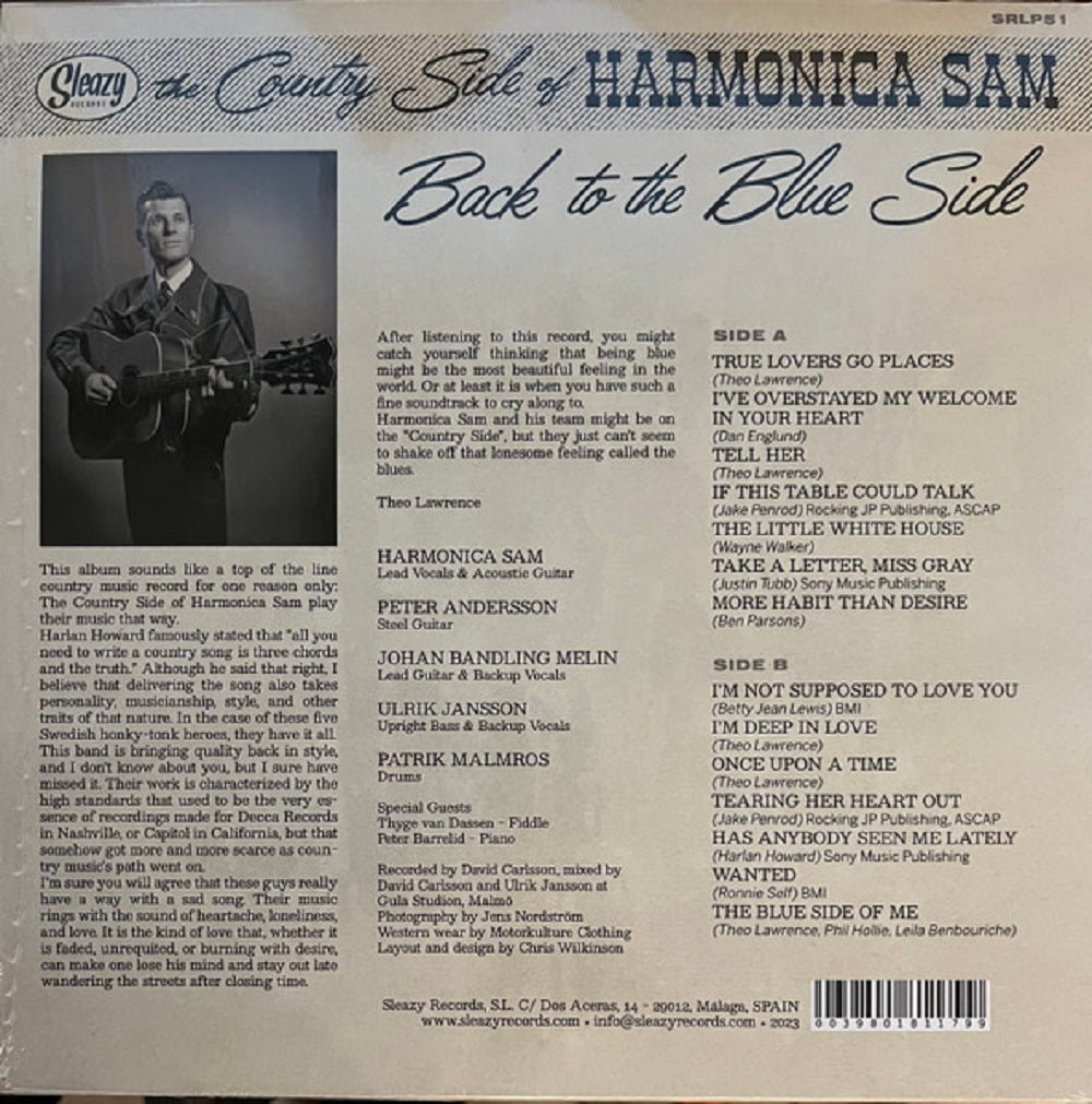 LP - Harmonica Sam - The Country Side Of - Back To The Blue Side
