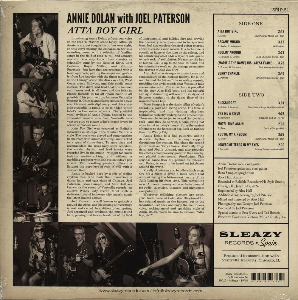 LP - Annie Dolan With Joel Paterson - Atta Boy Girl