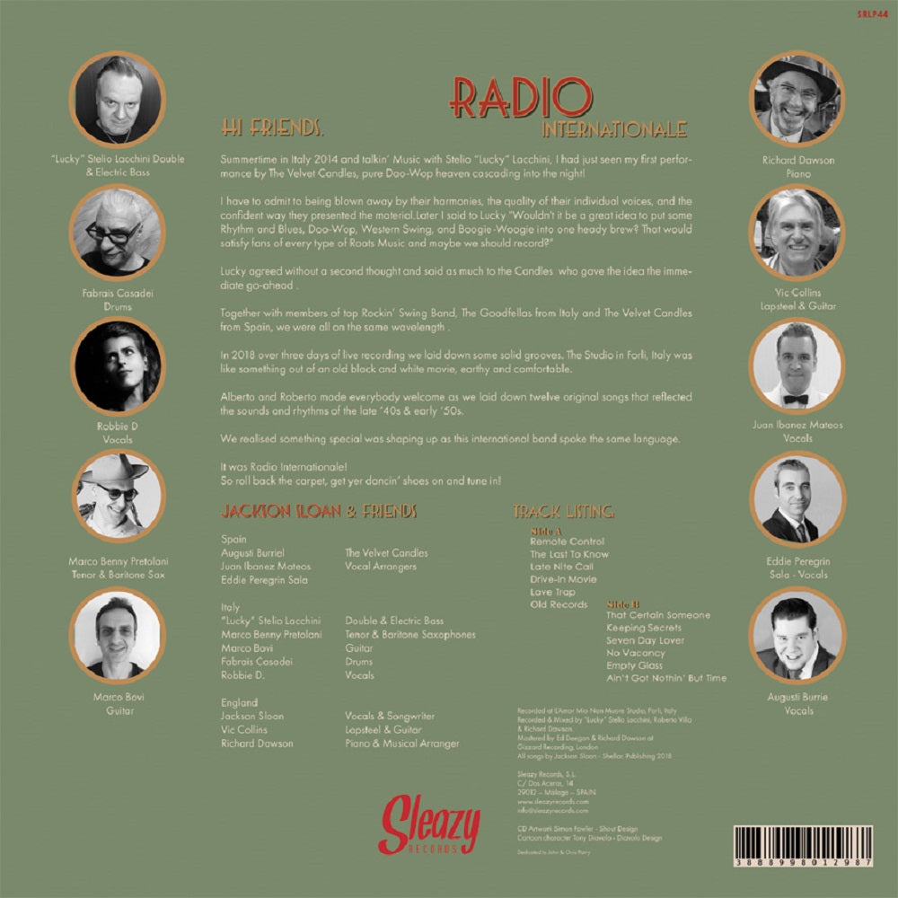 LP - Jackson Sloan & Friends - Radio Internationale