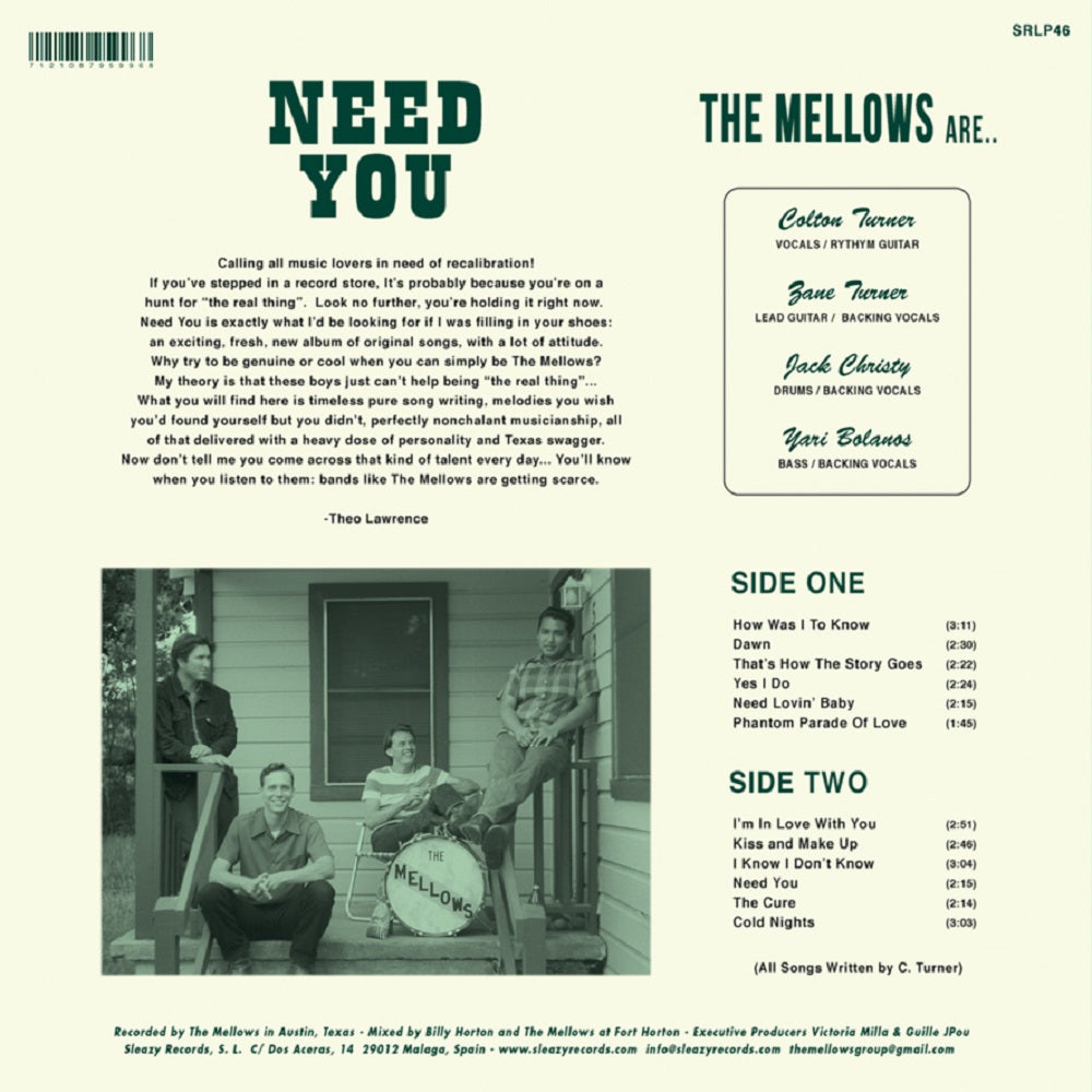 LP - Mellows - Need You