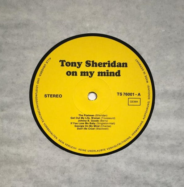 LP - Tony Sheridan - On My Mind