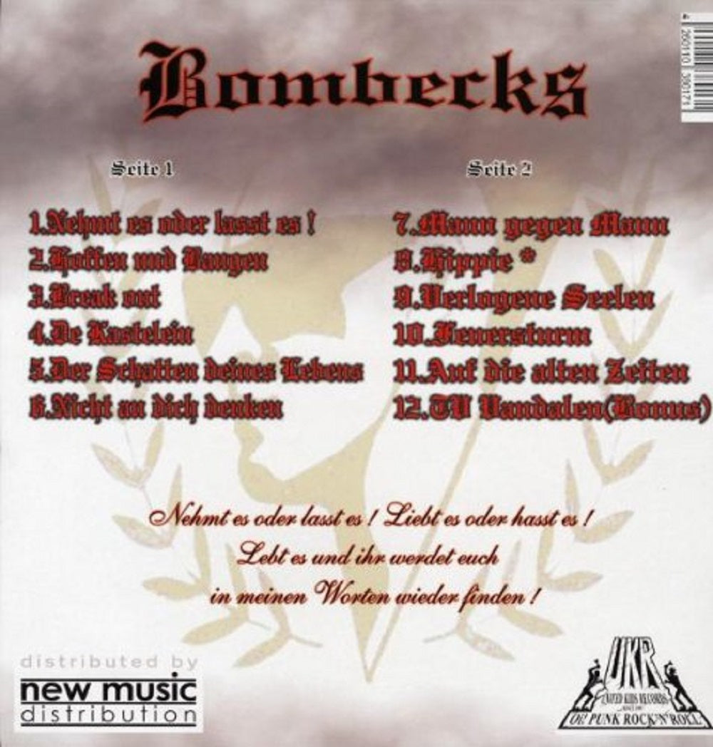 LP - Bombecks - Nehmt Oder Lasst es!