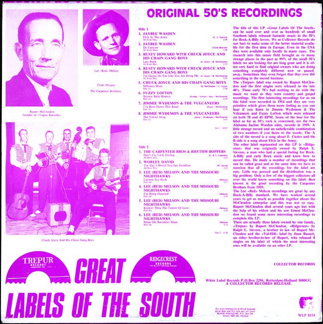 LP - VA - Labels of the South