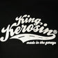 King Kerosin Langarm-Shirt - King Kerosin Schriftzug weiß