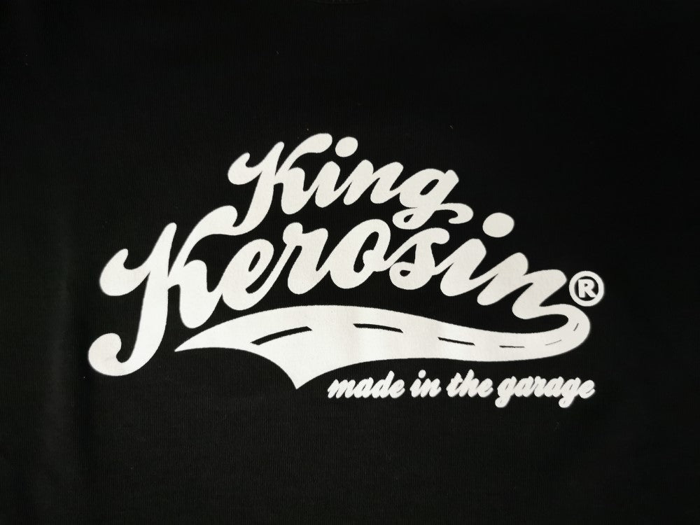 King Kerosin Langarm-Shirt - King Kerosin Schriftzug weiß
