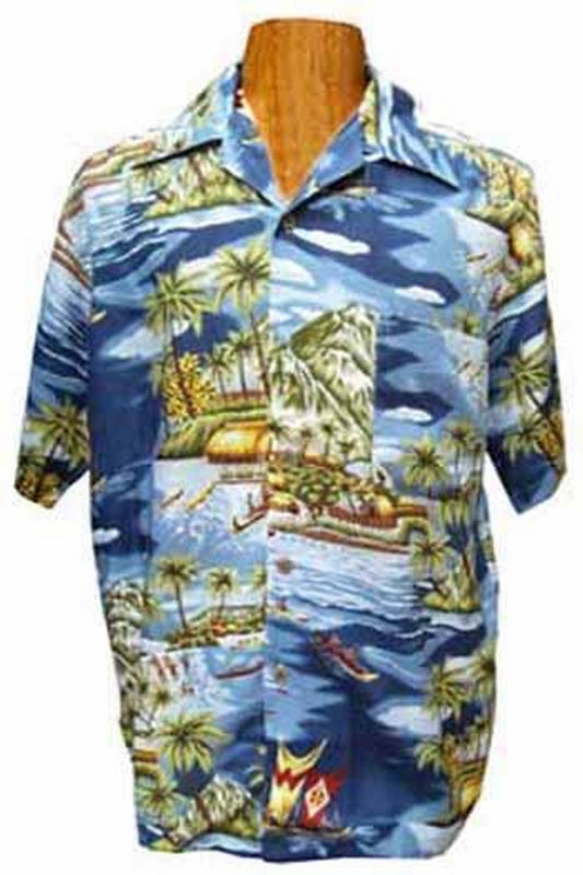 Hawaii - Shirt - Madagascar Blue