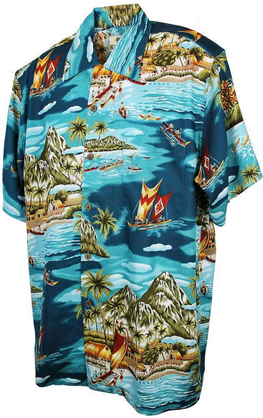 Hawaii - Shirt - Madagascar Turquoise