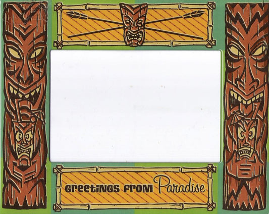 Magnetic picture frame - Greetings From Paradise