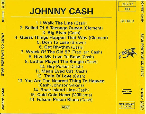 CD - Johnny Cash - Star Portrait