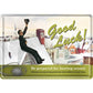 Metal Postcard - Good Luck