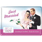 Metal Postcard - Just Married
