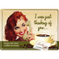 Metal Postcard - Thinking Of You