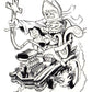 Coop Aufkleber - Pope Mobile