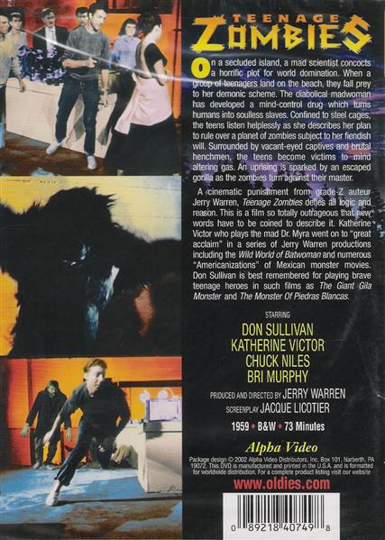 DVD - Teenage Zombies
