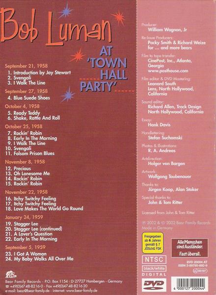 DVD - Bob Luman - At Town Hall Party