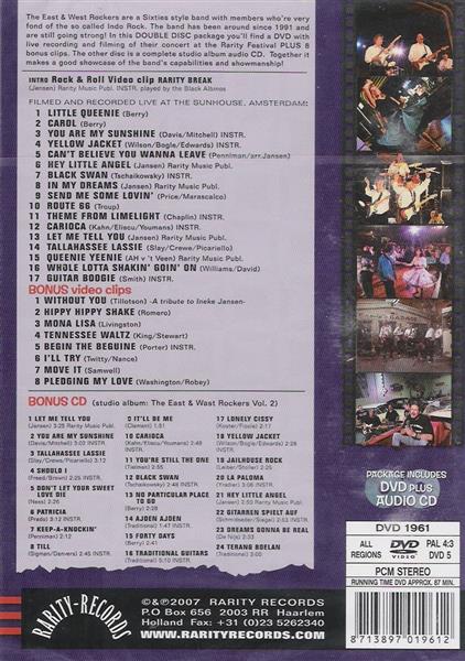 DVD - East-West Rockers - Live At The Sunhouse