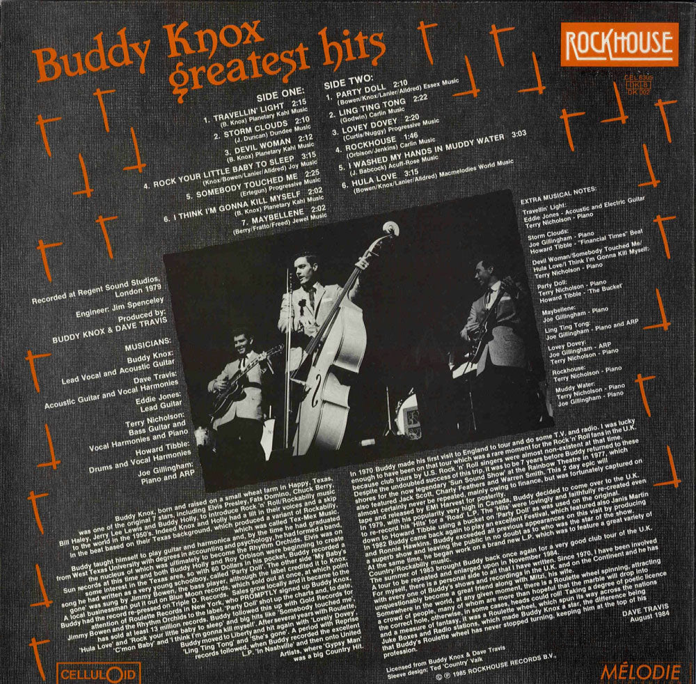 LP - Buddy Knox - Greatest Hits