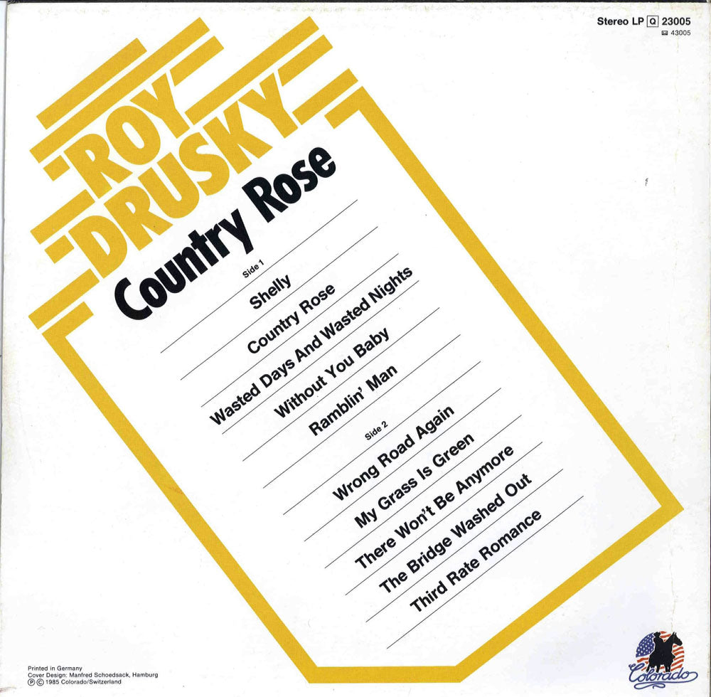 LP - Roy Drusky - Country Rose