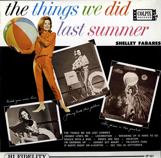 LP - Shelley Fabares - The Things We Did Last Summer