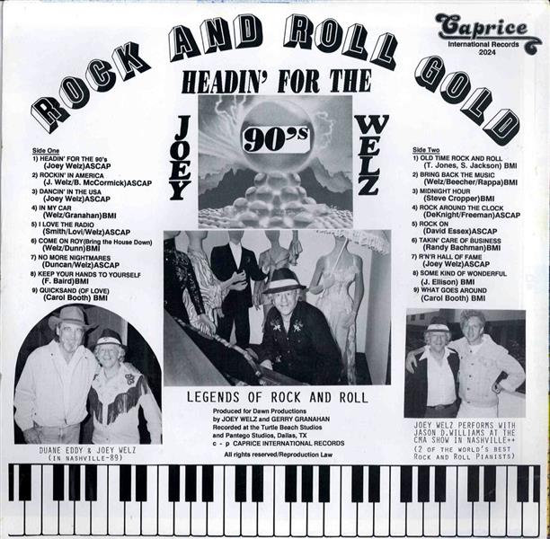 LP - Joey Weltz - Rock'n'Roll Gold
