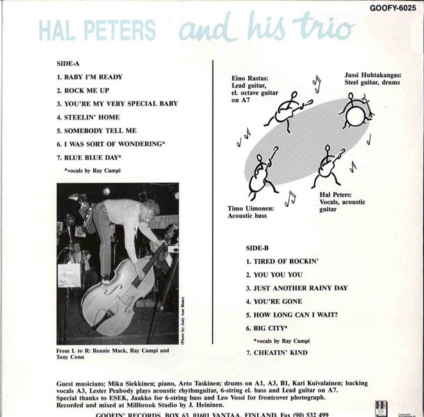 LP - Hal Peters & His Trio - Baby I'm Ready