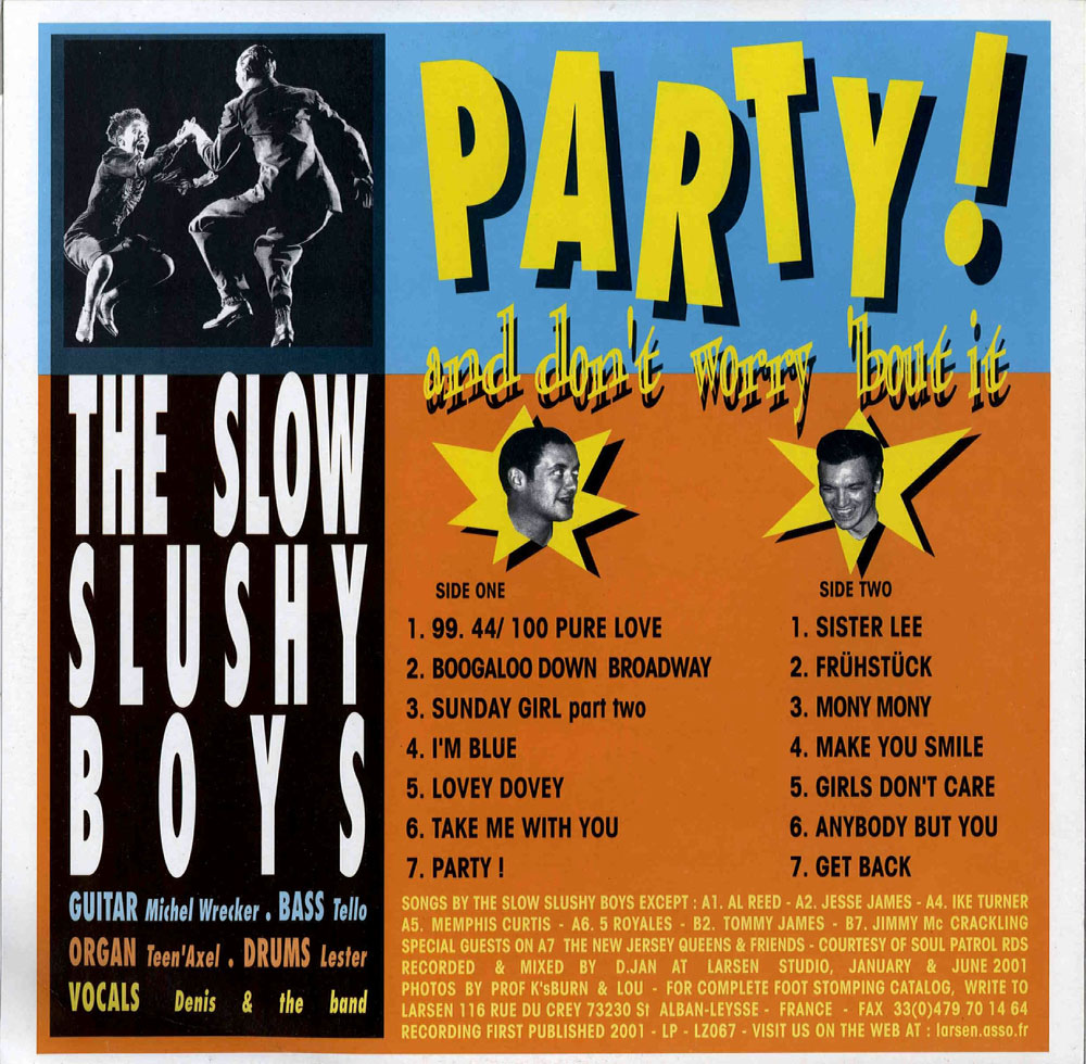 LP - Slow Slushy Boys - Party! And Don't Worry About It