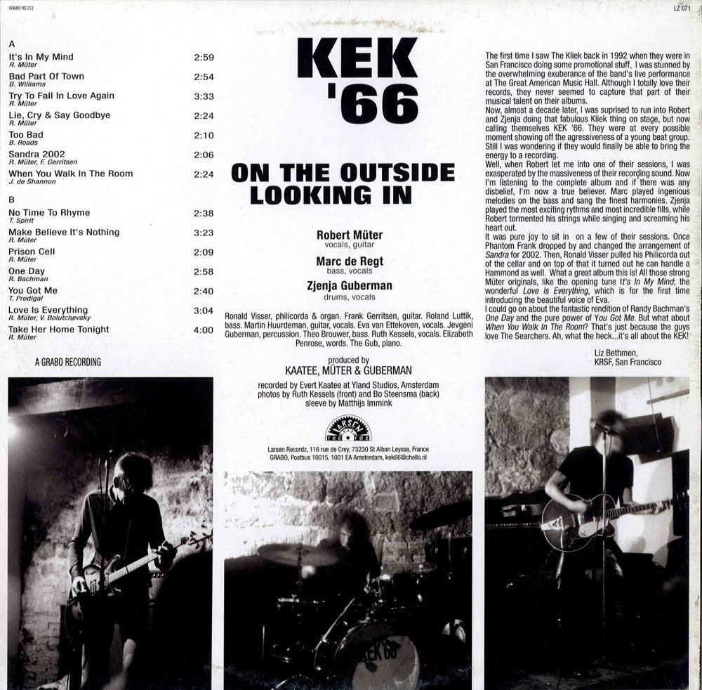 LP - Kek '66 - On The Outside Looking In