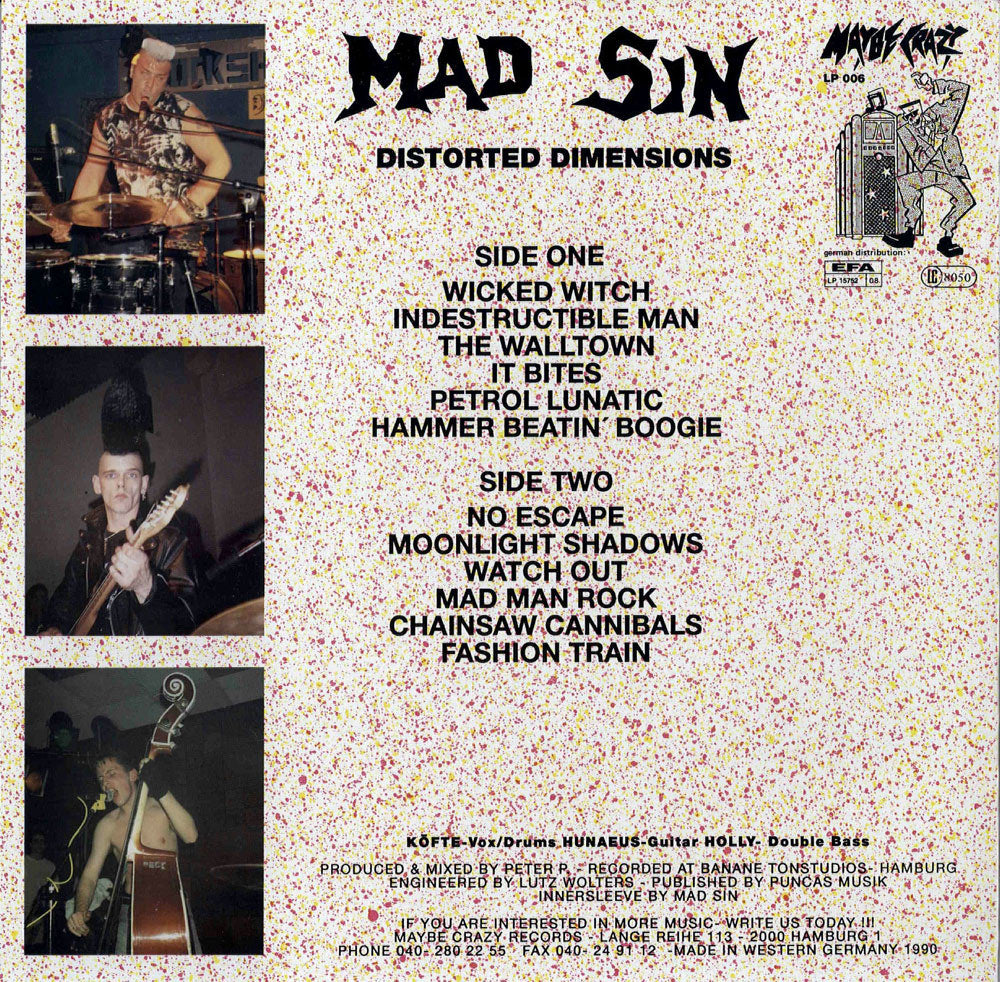 LP - Mad Sin - Distorted Dimensions