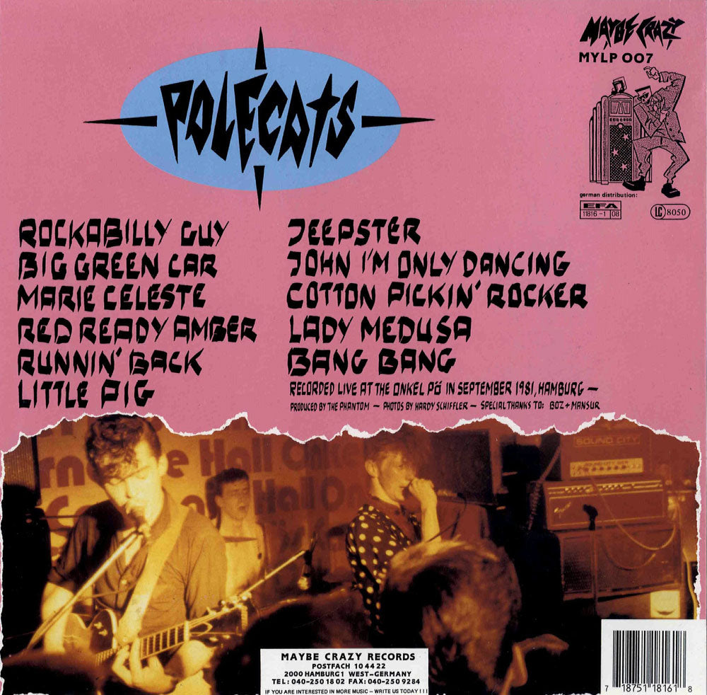 LP - Polecats - Live In Hamburg 1981