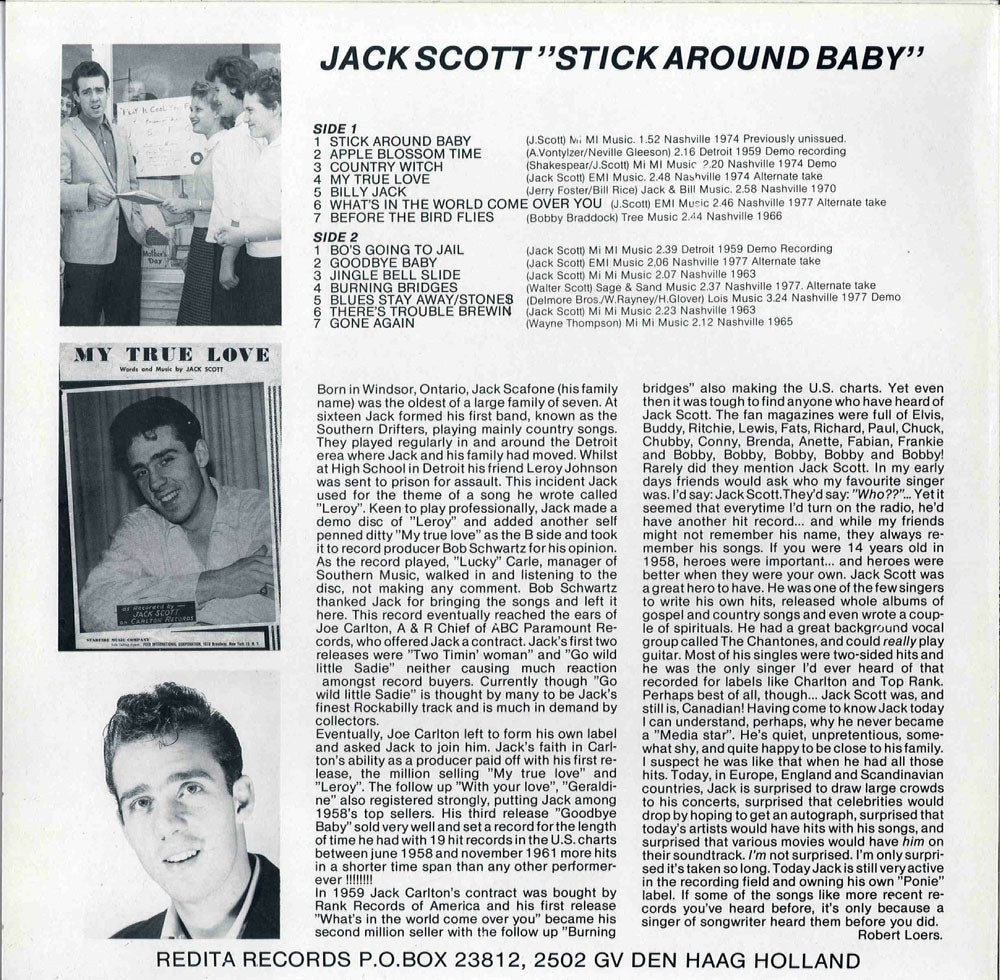 LP - Jack Scott - Stick Around Baby