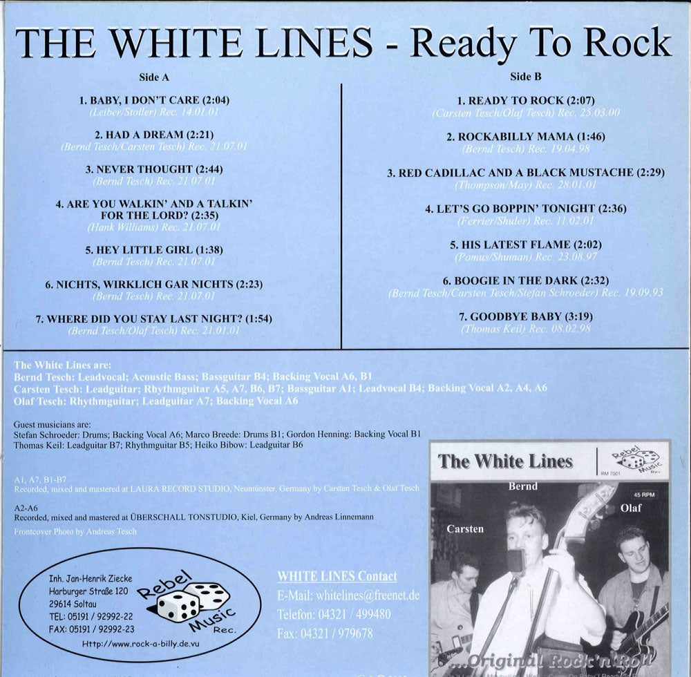 LP - White Lines - Ready To Rock