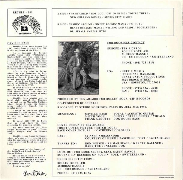 LP - Orville Nash & Frank & Mitch - Nashin' Around