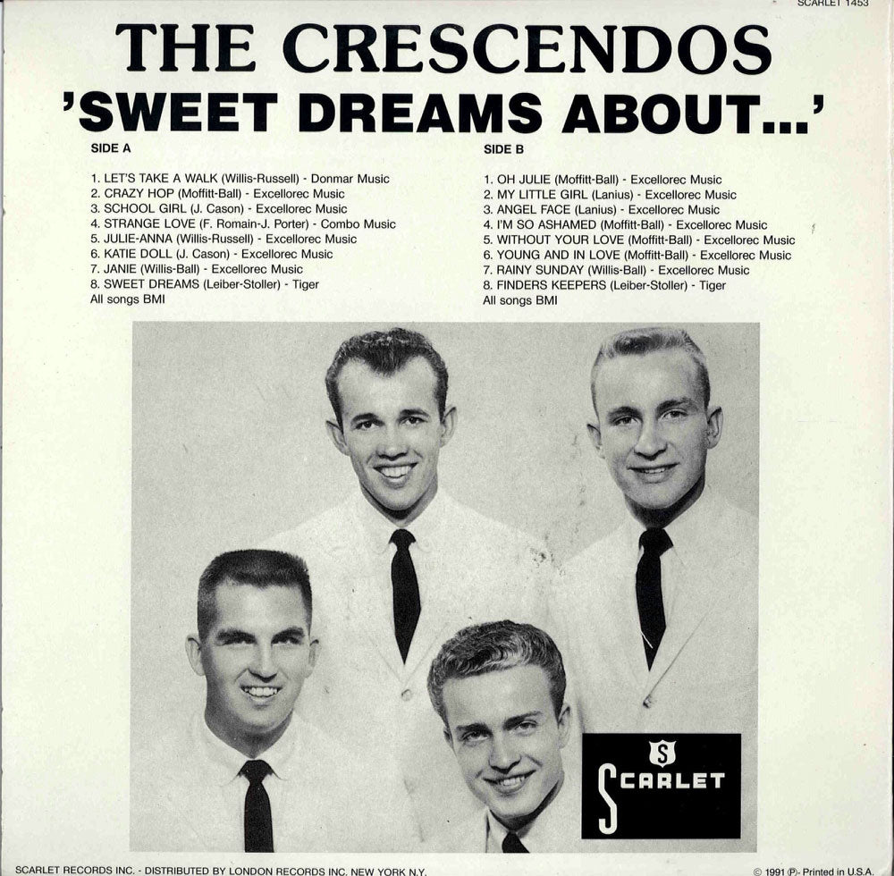 LP - Crescendos - Sweet Dreams About. .