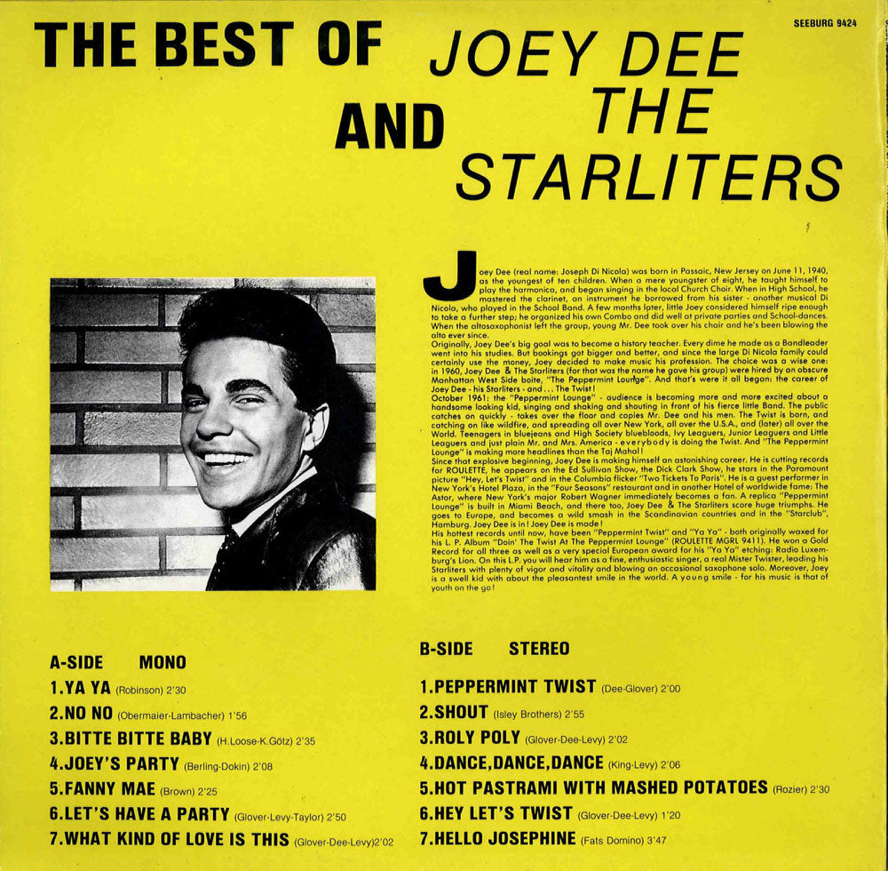 LP - Joey Dee - And The Starliters The Best